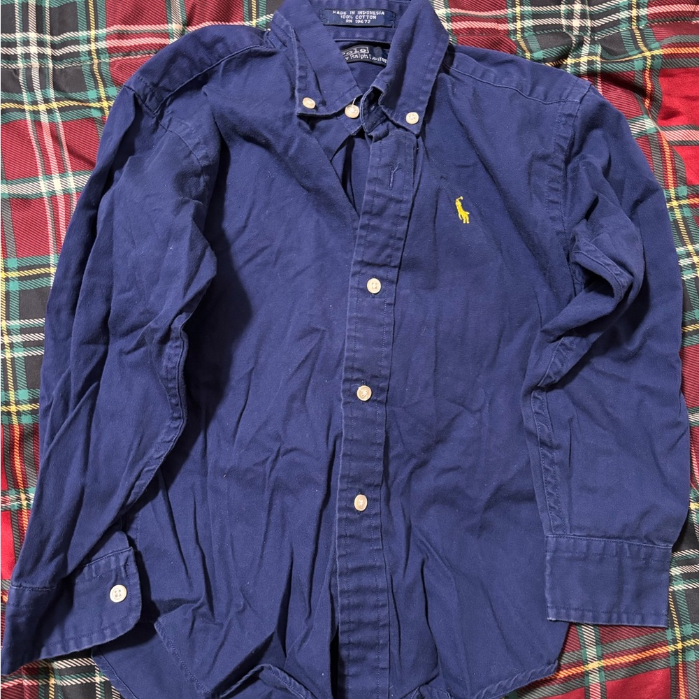 Polo by Ralph Lauren Men's Blue Shirt